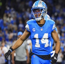 This is a photo of Amon-Ra St. Brown